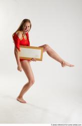 MARTINA BAYWATCH STANDING POSE WITH POINTER